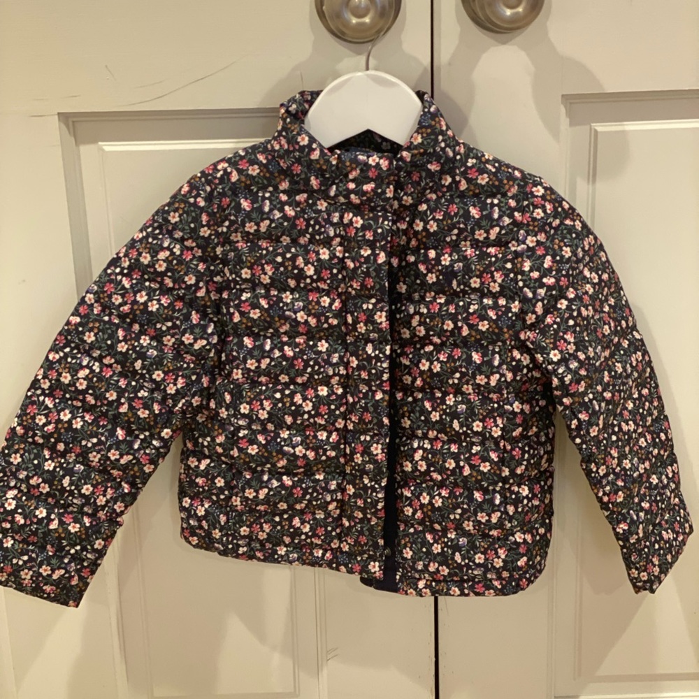 NWOT Ralph Lauren Floral Puffer Coat, never worn. Sold out online